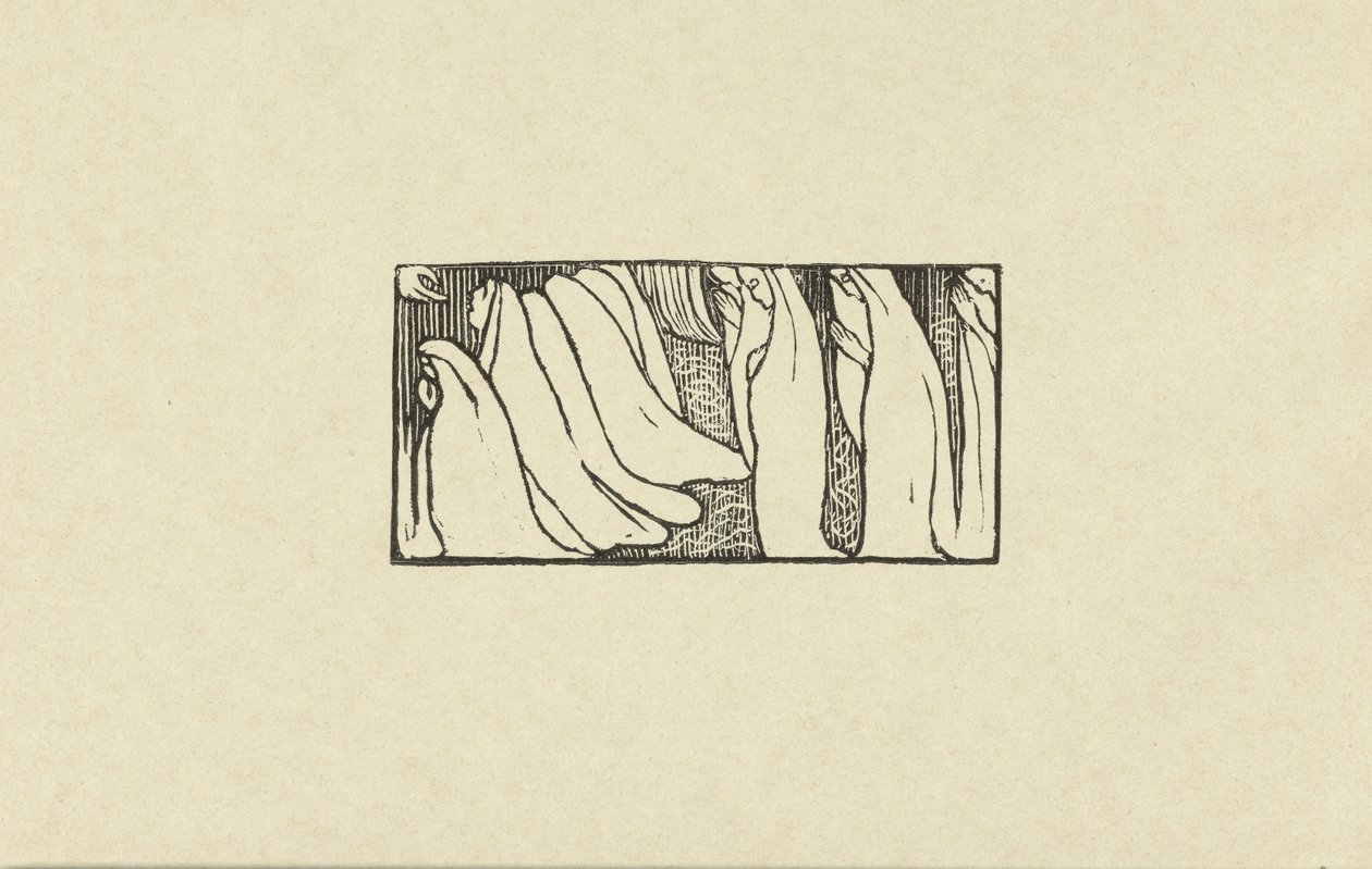 Illustratie bij gedicht uit dichtbundel Sagesse van Paul Verlaine Vésett fa próba a bölcsességért A próba (sorozat címe) alkotó: Maurice Denis