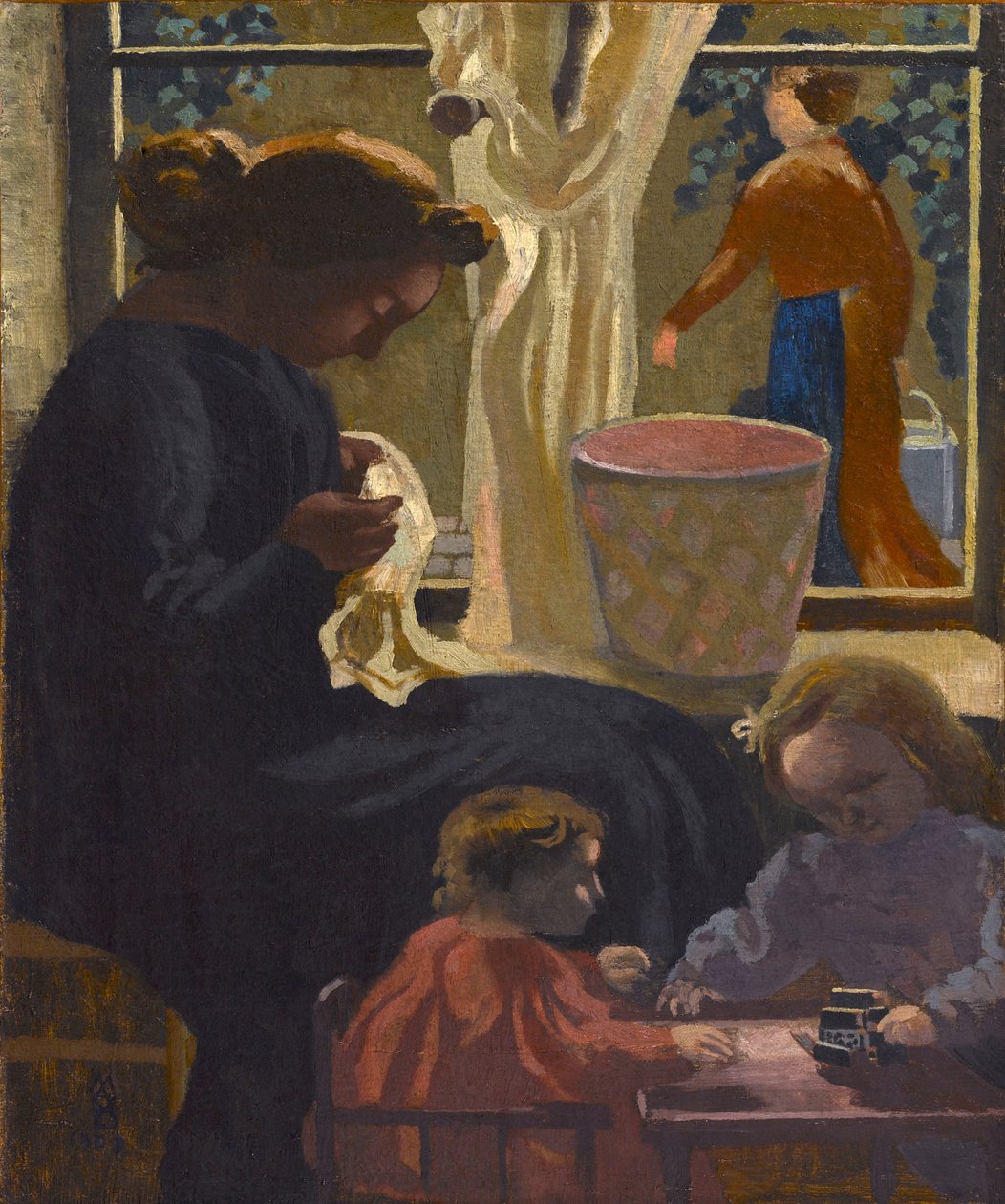 Intimitás vagy Ravaudeuse az ablaknál, 1903. alkotó: Maurice Denis