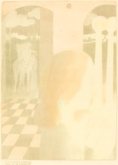 A lovag nem halt meg a keresztes hadjáratban alkotó: Maurice Denis