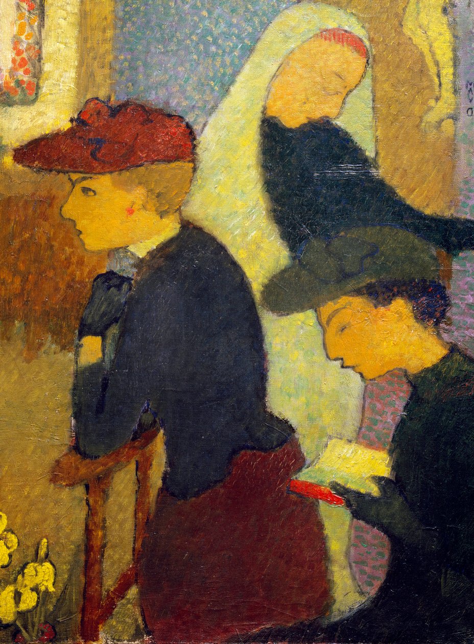 A három nő. Maurice Denis (1870-1943) festménye. Magángyűjtemény. alkotó: Maurice Denis