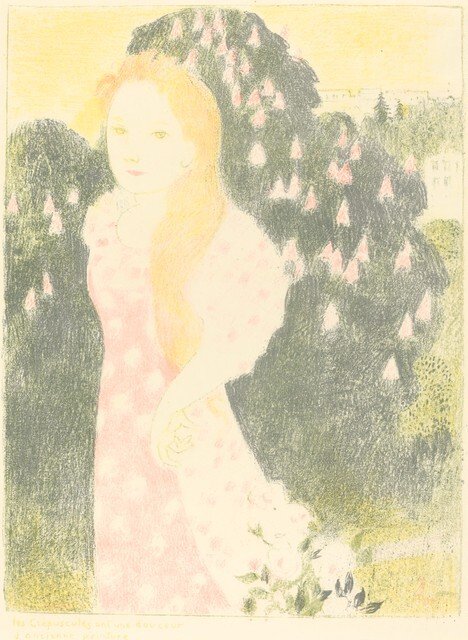 A félhomályban a régi festék lágysága van alkotó: Maurice Denis