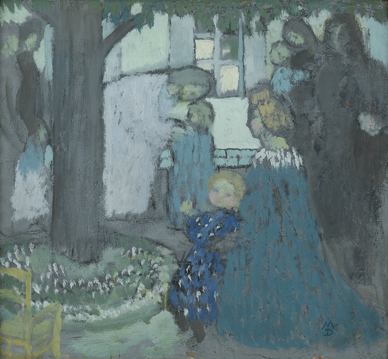 Jöjjön az első ötlet, 1899 körül (olaj a kártyán) alkotó: Maurice Denis