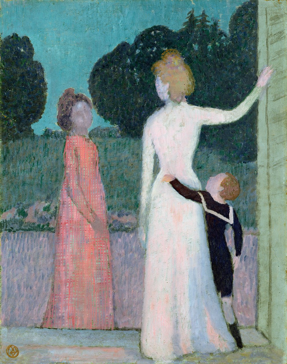 Madame Adrien Mithouard és fia, Jacques, 1903 (pasztell, karton) alkotó: Maurice Denis