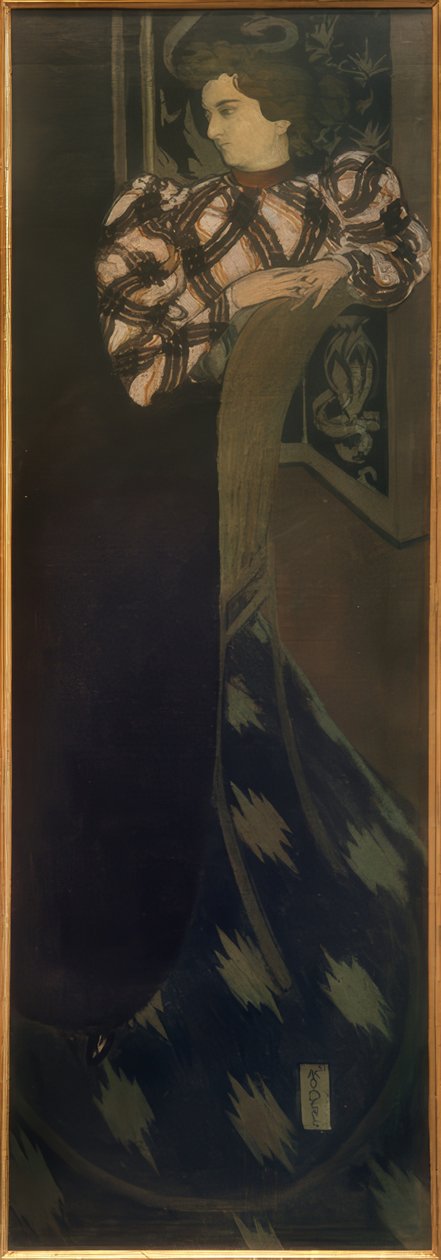 Madame Ranson zöldben alkotó: Maurice Denis