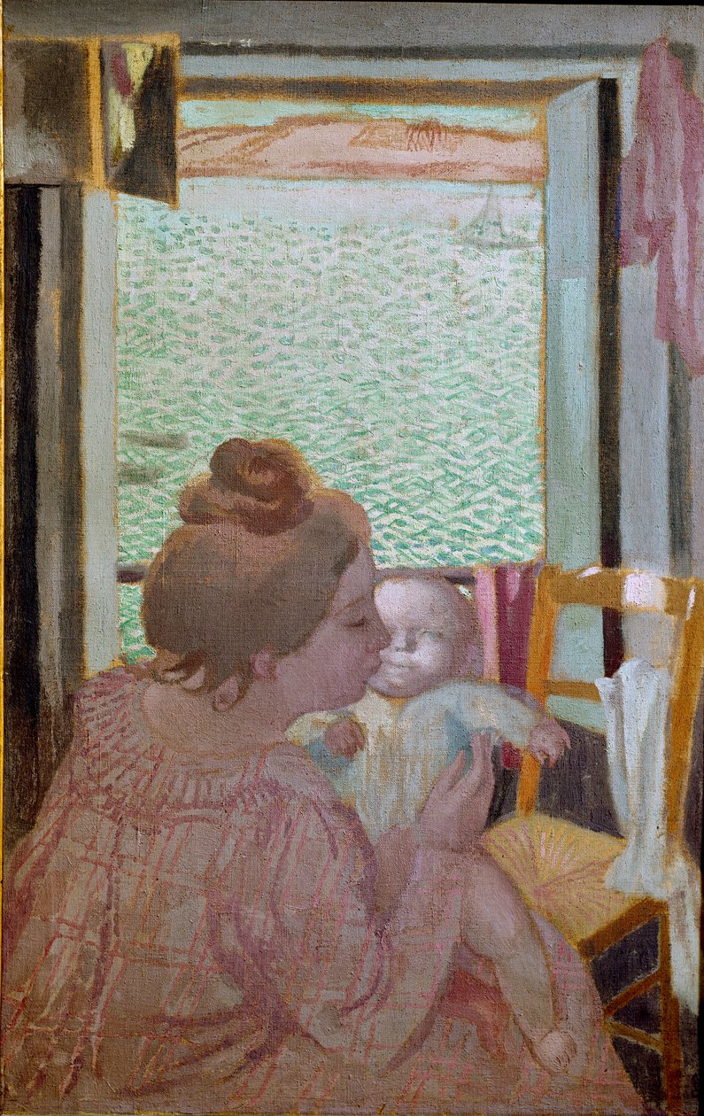 Kismama az ablakban alkotó: Maurice Denis