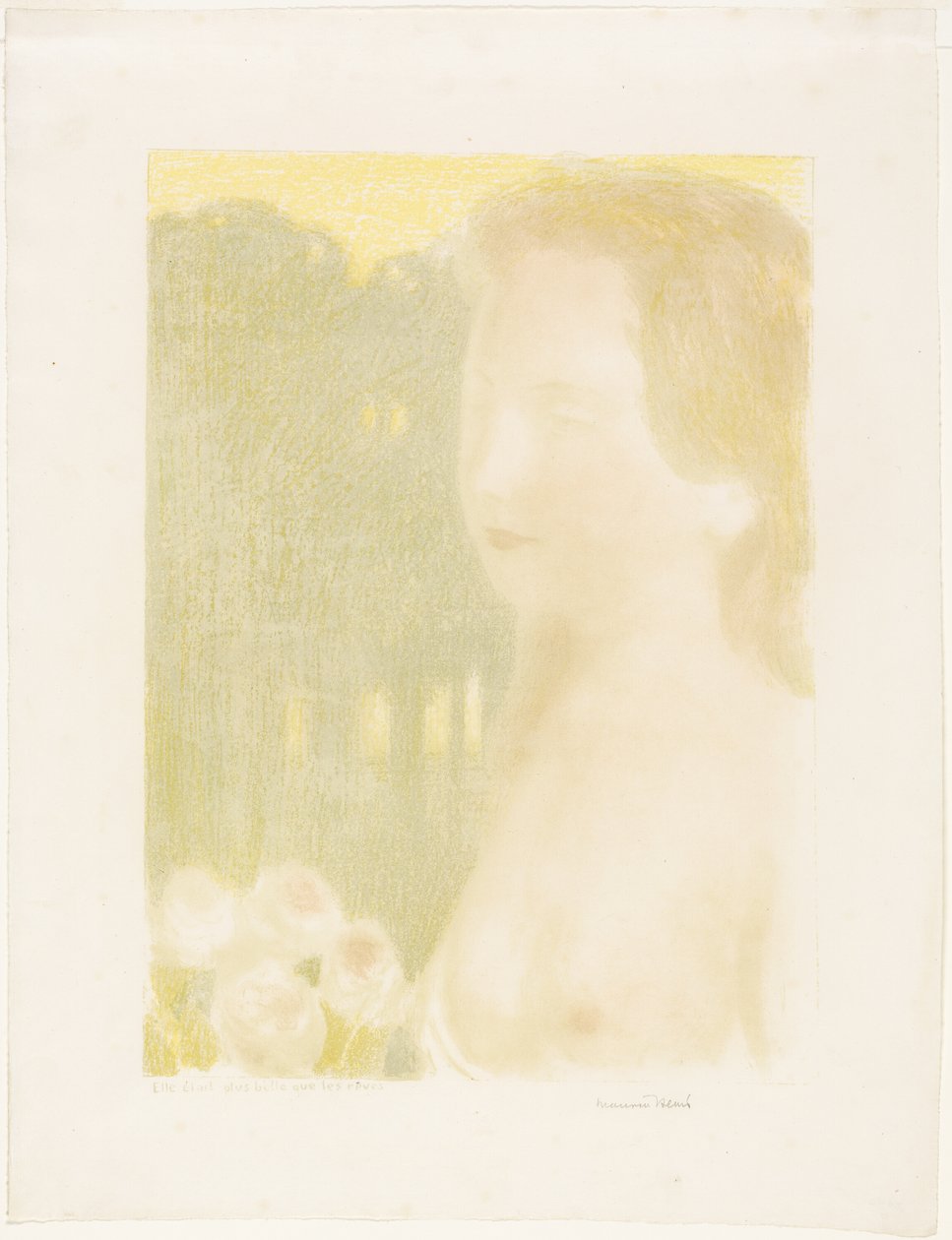 Szebb volt, mint az álmok, hetedik tányér a Love-tól alkotó: Maurice Denis