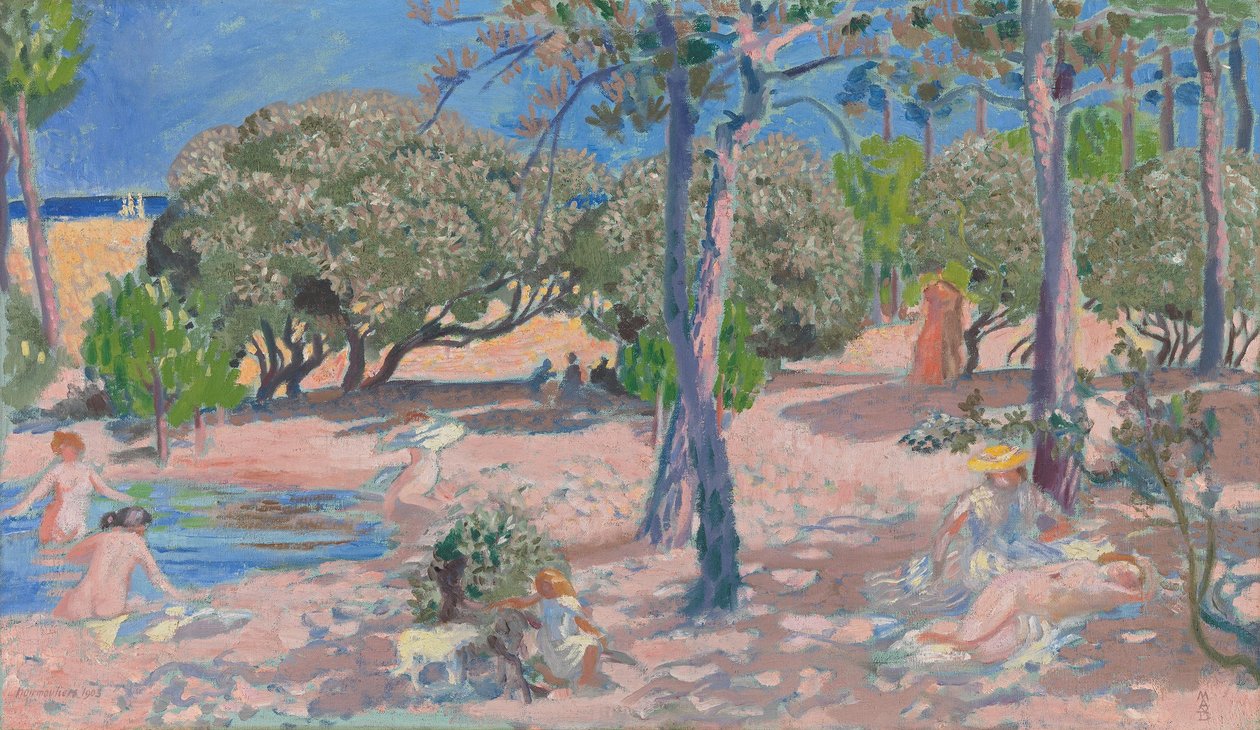 Nyári nap Noirmoutier szigetén alkotó: Maurice Denis