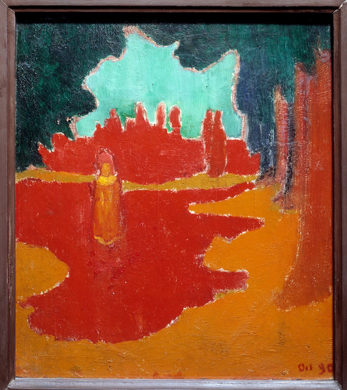 Napfoltok a teraszon. Maurice Denis festménye (1870-1943) alkotó: Maurice Denis