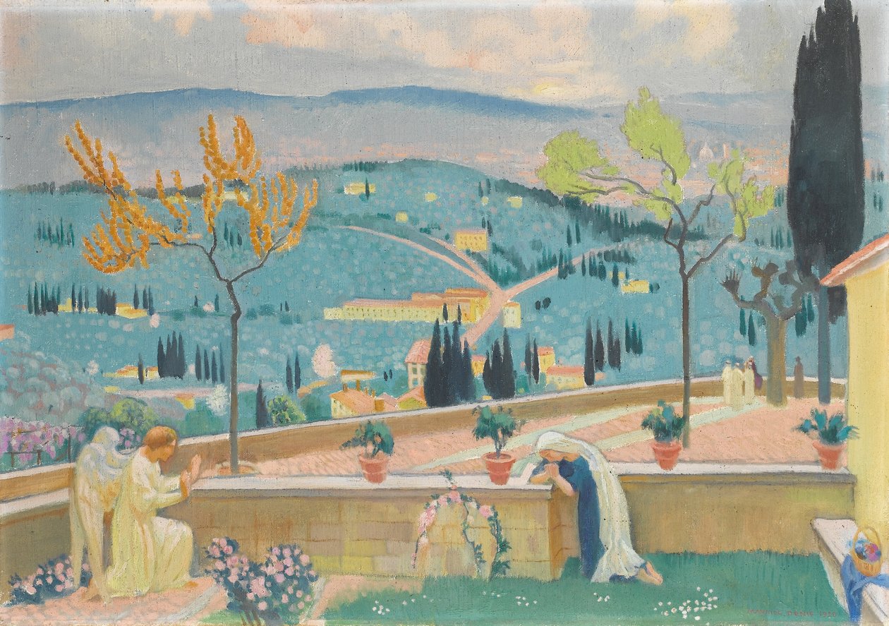 Az Angyali üdvözlet Fiesole-ban, 1928 alkotó: Maurice Denis