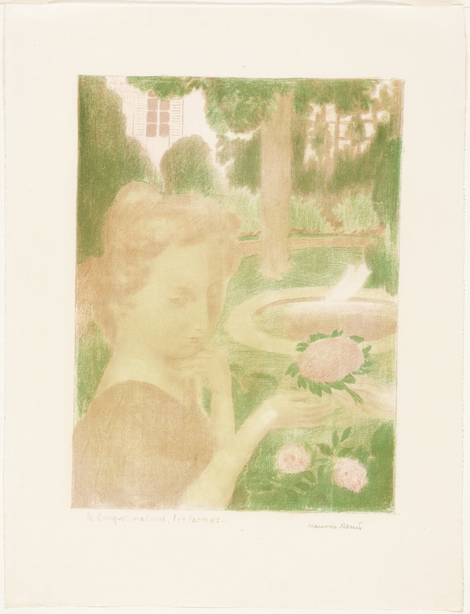 Reggeli csokor, Könnyek, hármas tányér a szerelemből alkotó: Maurice Denis
