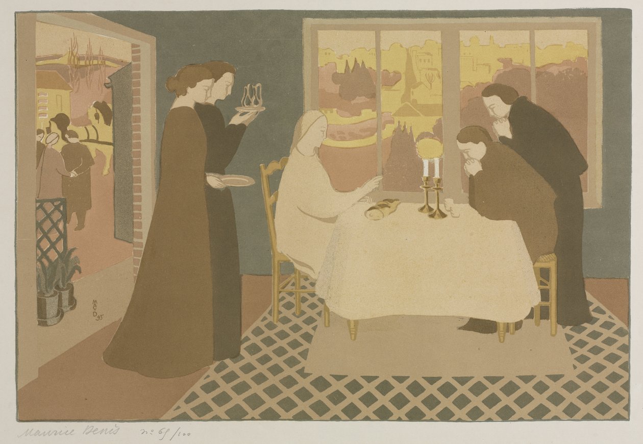 A zarándokok Emmausban alkotó: Maurice Denis