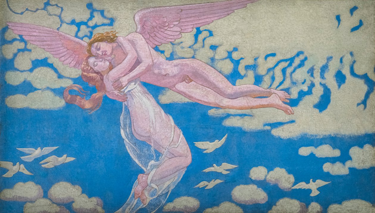 A psziché története, VII. Ámor a Mennyországba viszi a pszichét alkotó: Maurice Denis