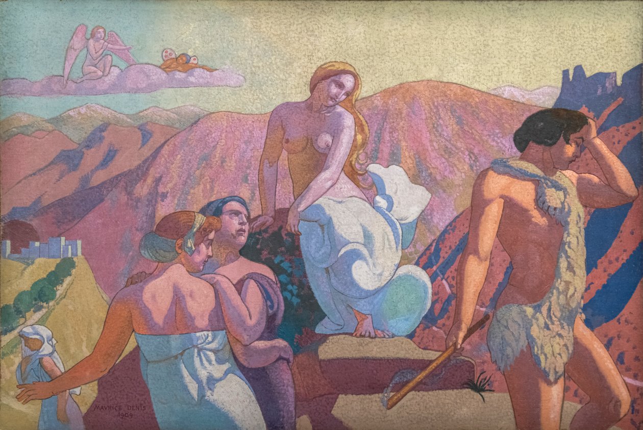 A psziché története, VI. Psyche rokona egy hegy tetején búcsúzott tőle alkotó: Maurice Denis