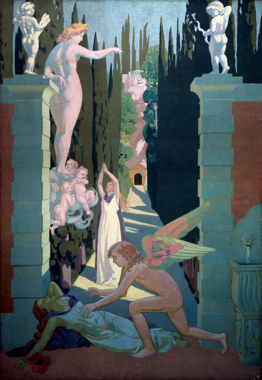A psziché története Panel negyedik. Vénusz bosszúja, 1908. alkotó: Maurice Denis