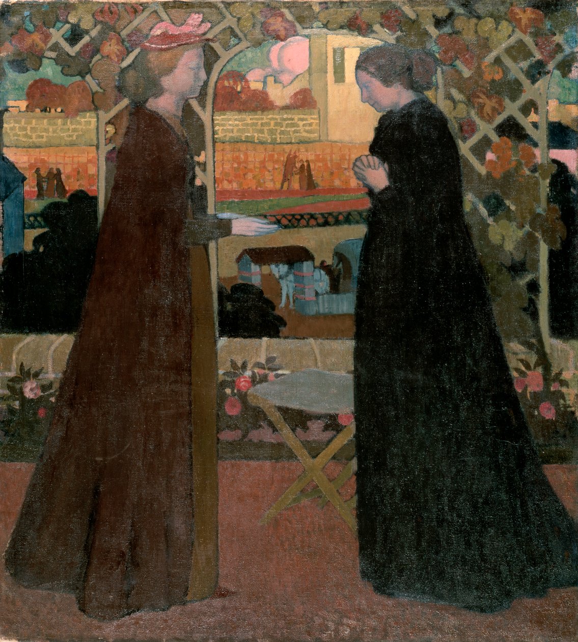 A látogatás, 1894. alkotó: Maurice Denis