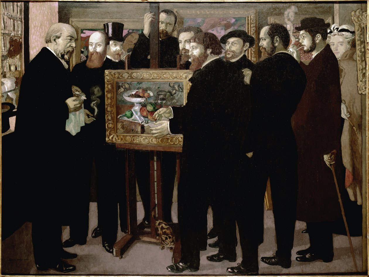 Tisztelet Cezanne előtt alkotó: Maurice Denis