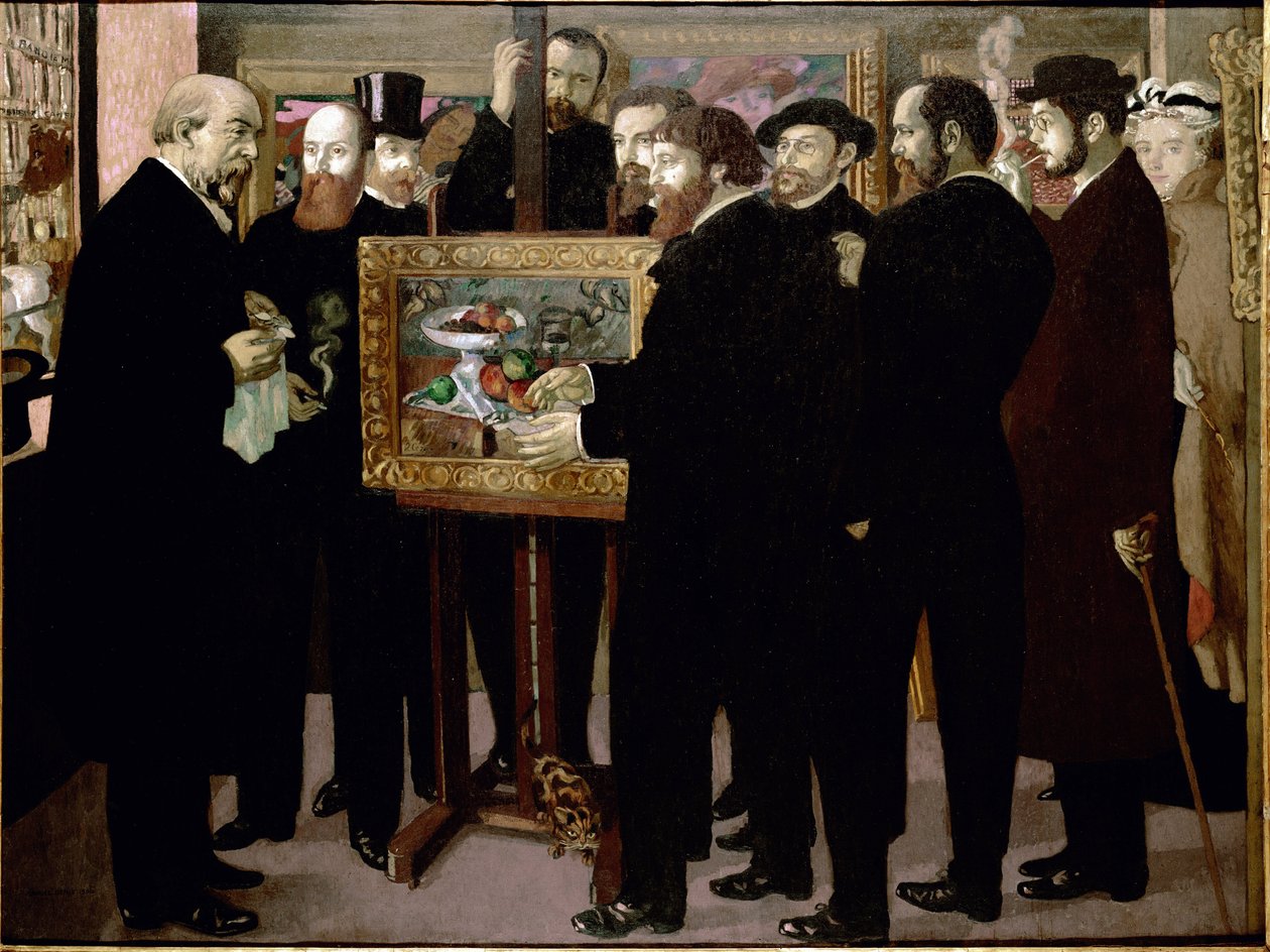 Tribute to Cezanne – Olaj, vászon alkotó: Maurice Denis