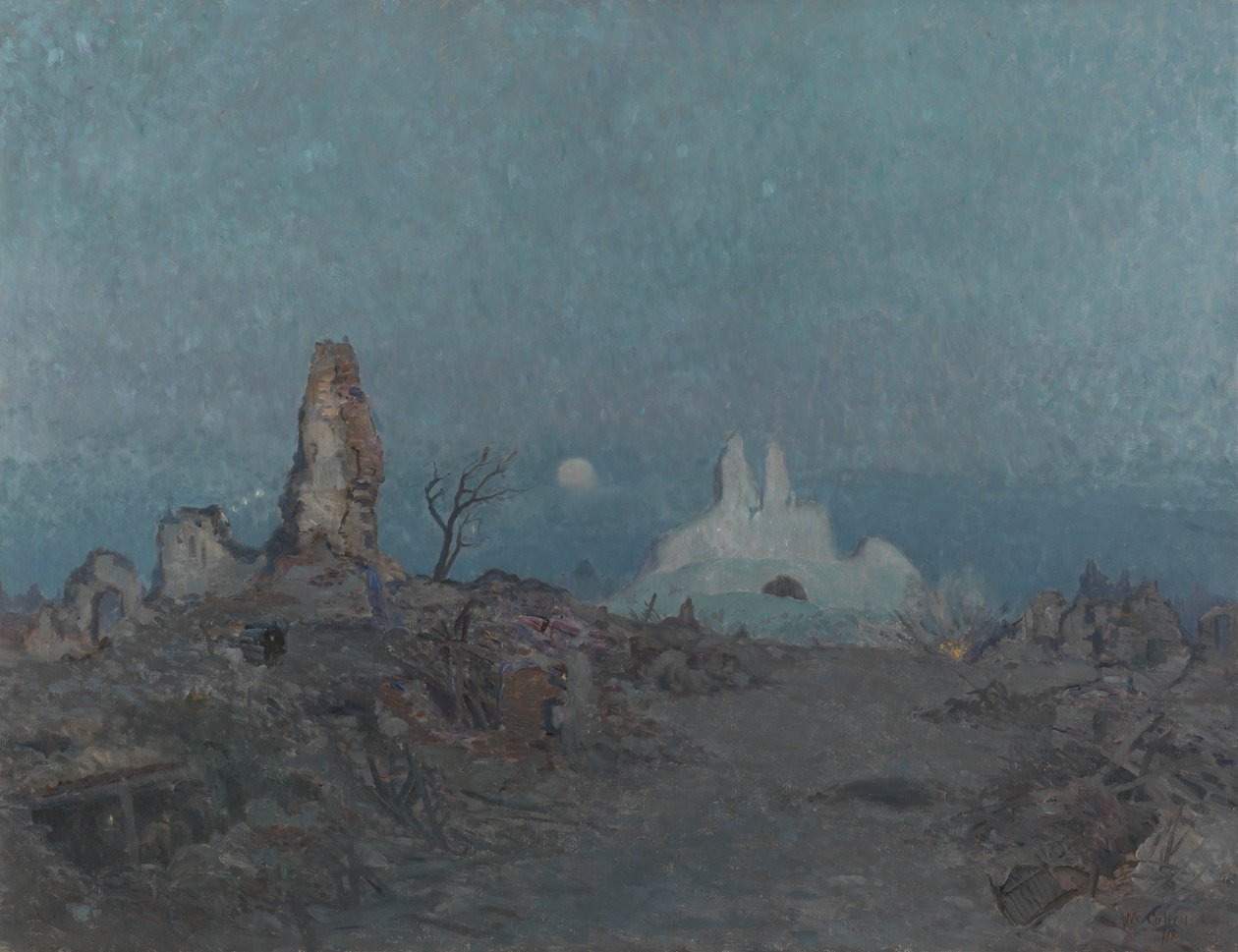Az elsüllyedt út, Hangard, 1918 alkotó: Maurice Galbraith Cullen