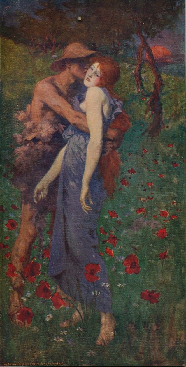 Egy idill, 1891, c1915 alkotó: Maurice Greiffenhagen
