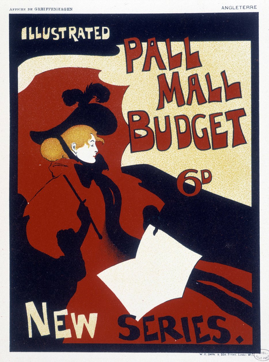 Plakát az "" Illustrated Pall Mall" -hoz" alkotó: Maurice Greiffenhagen