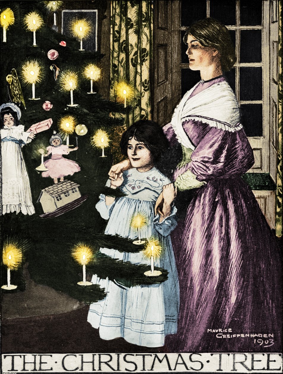 A karácsonyfa, 1903 1903 alkotó: Maurice Greiffenhagen