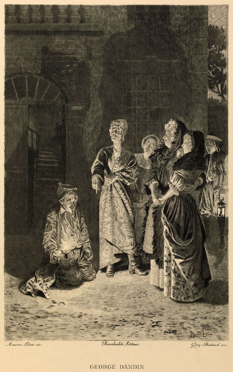 Georges Dandin by Moliere alkotó: Maurice Leloir