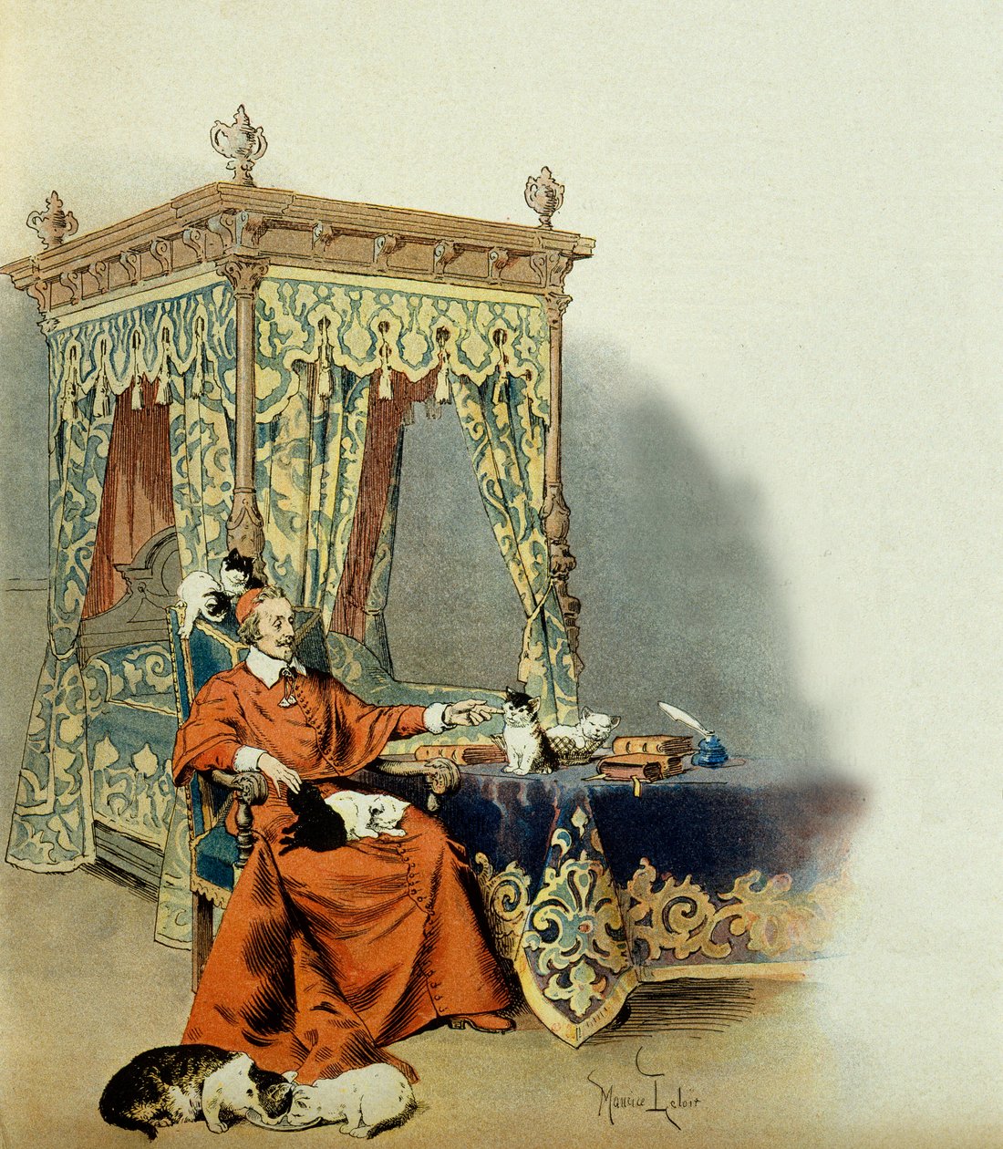 Franciaország története: Richelieu bíboros (Armand Jean du Plessis alkotó: Maurice Leloir