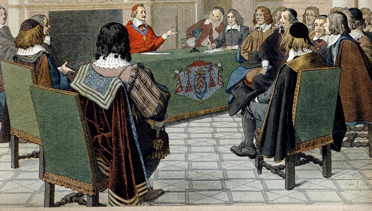 Franciaország története: Richelieu bíboros (Armand Jean du Plessis alkotó: Maurice Leloir