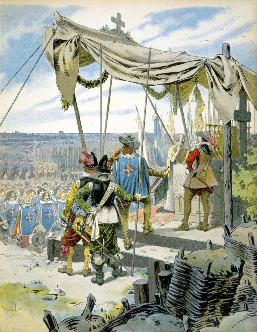 A testőrök – Maurice Leloir „” Richelieu” című művében. alkotó: Maurice Leloir
