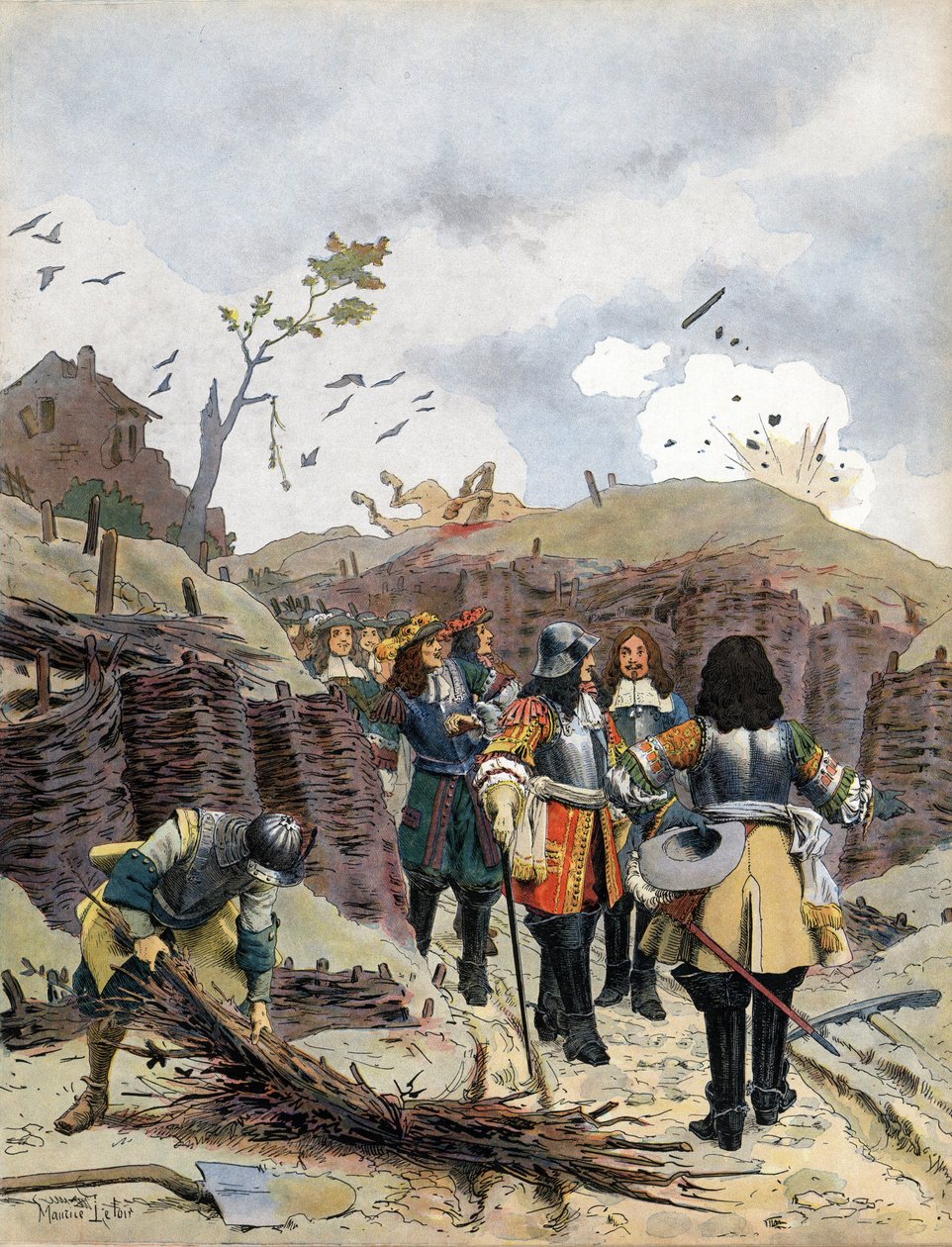 XIV. Lajos, Le Roi-Soleil (Soleil király vagy Nagy Lajos alkotó: Maurice Leloir