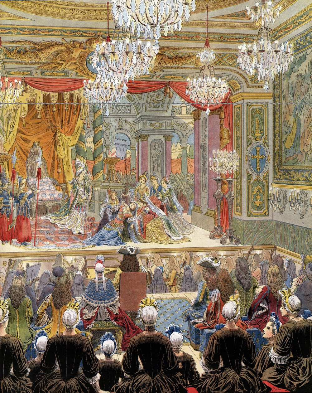 XIV. Lajos, a Napkirály (Soleil király vagy Nagy Lajos alkotó: Maurice Leloir