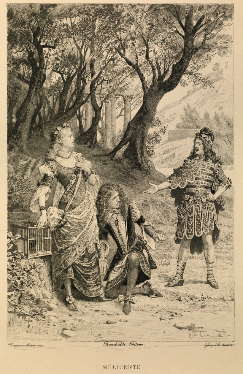 Melicerte de Moliere alkotó: Maurice Leloir