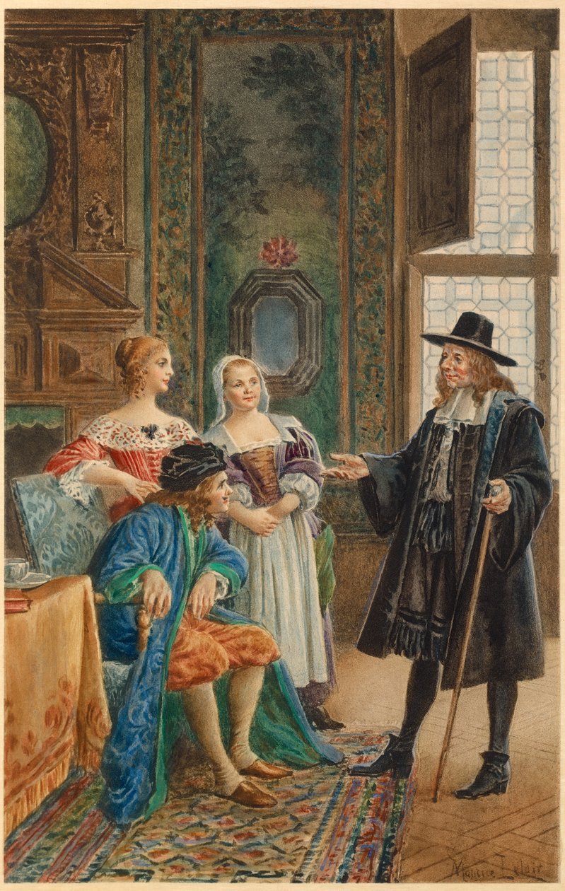 Moliere malade (illusztráció) alkotó: Maurice Leloir