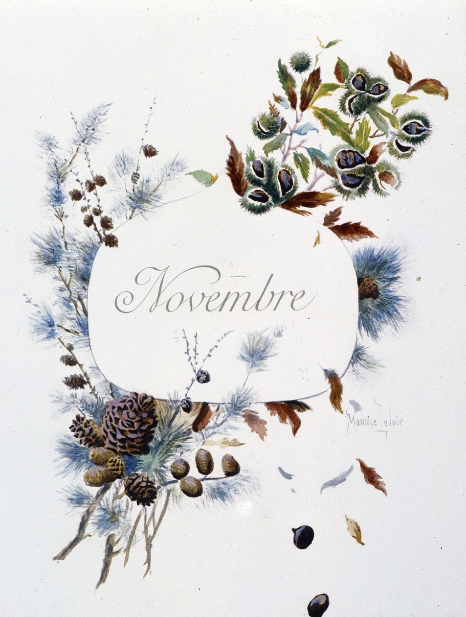 November „A hónap dala” Jérôme Doucet, illusztráció - Maurice Leloir, szerk. Reims 1904. L. Michaud alkotó: Maurice Leloir