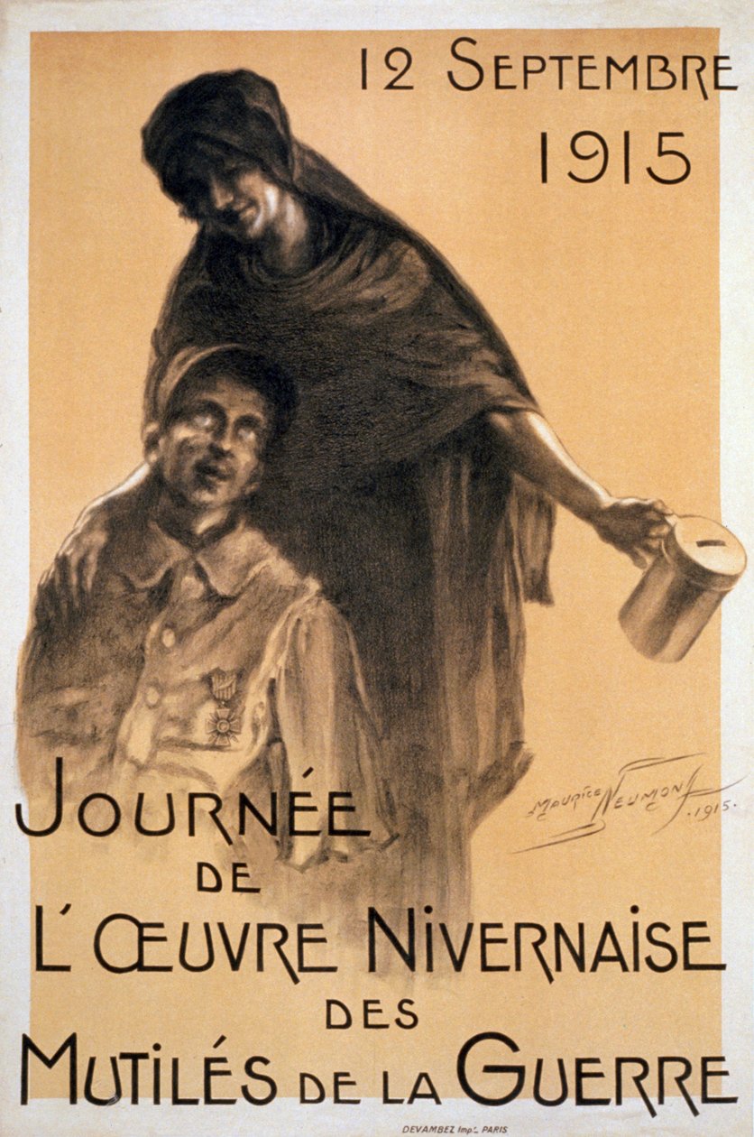 Nivernaise Nap a Háborús Rokkantak Alapítványáért, 1915 alkotó: Maurice Louis Henri Neumont