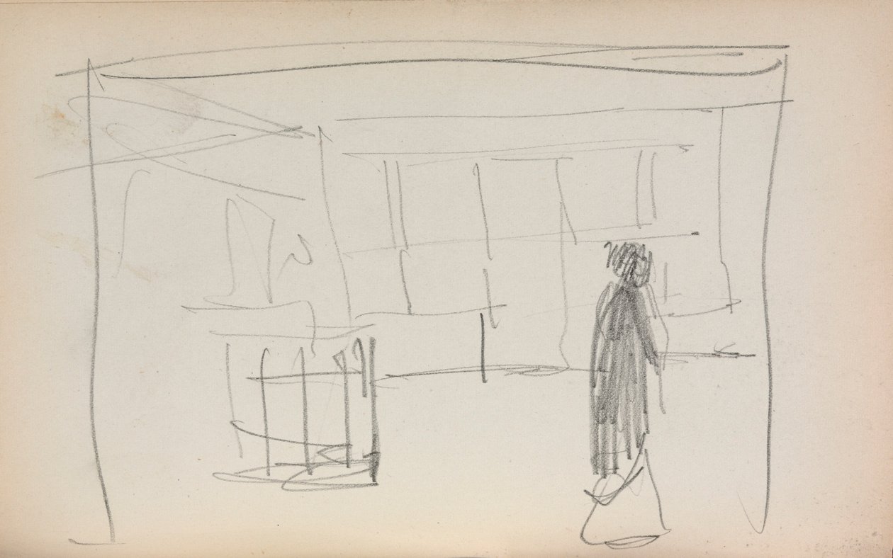 Olasz vázlatkönyv: (175. oldal) alkotó: Maurice Prendergast