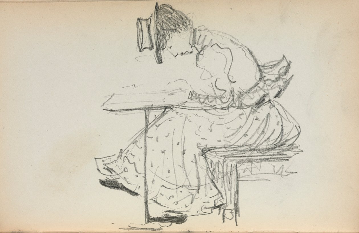 Olasz vázlatkönyv: (107. oldal) alkotó: Maurice Prendergast