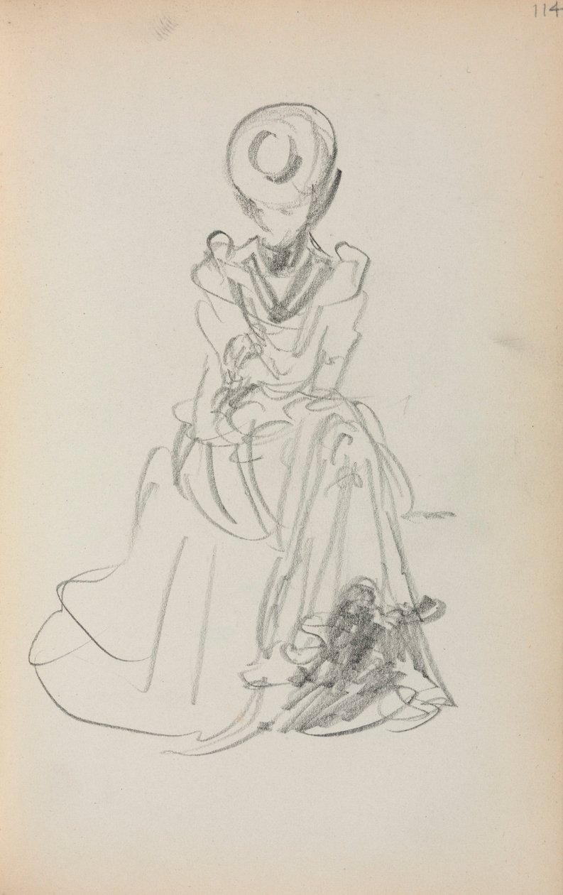 Olasz vázlatkönyv: (114. oldal) alkotó: Maurice Prendergast