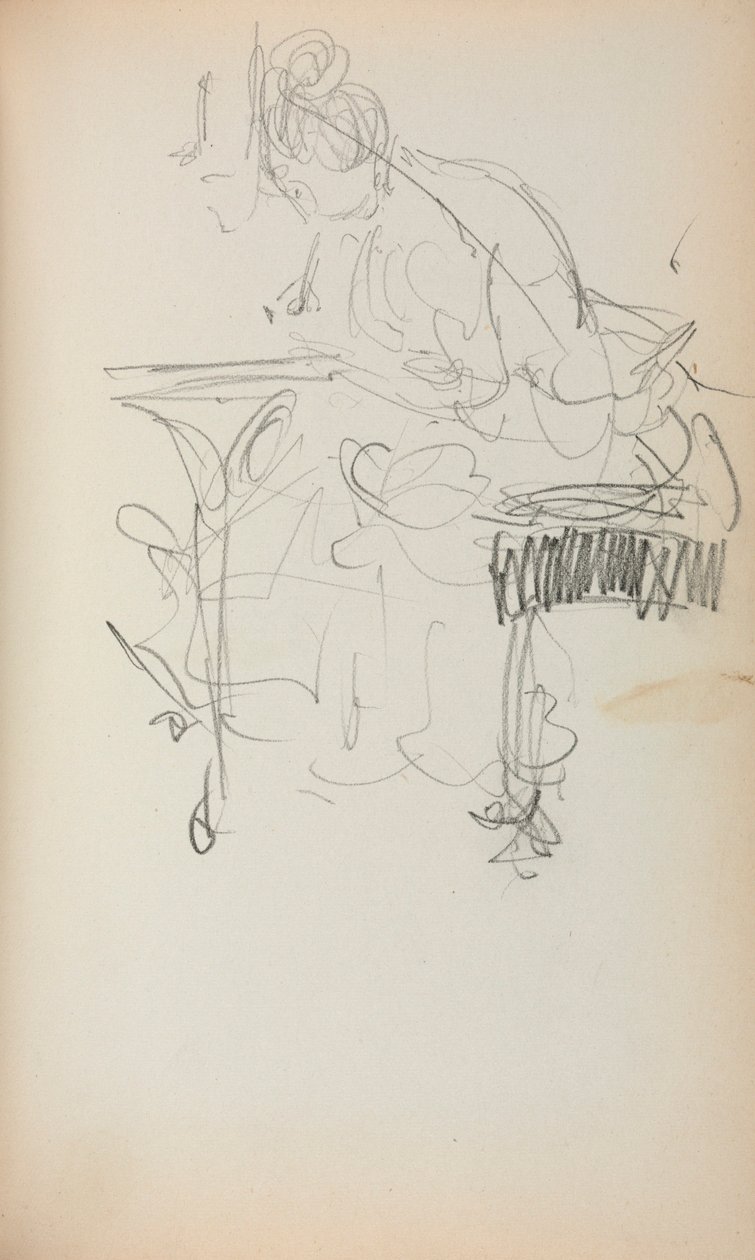 Olasz vázlatkönyv: (153. oldal) alkotó: Maurice Prendergast