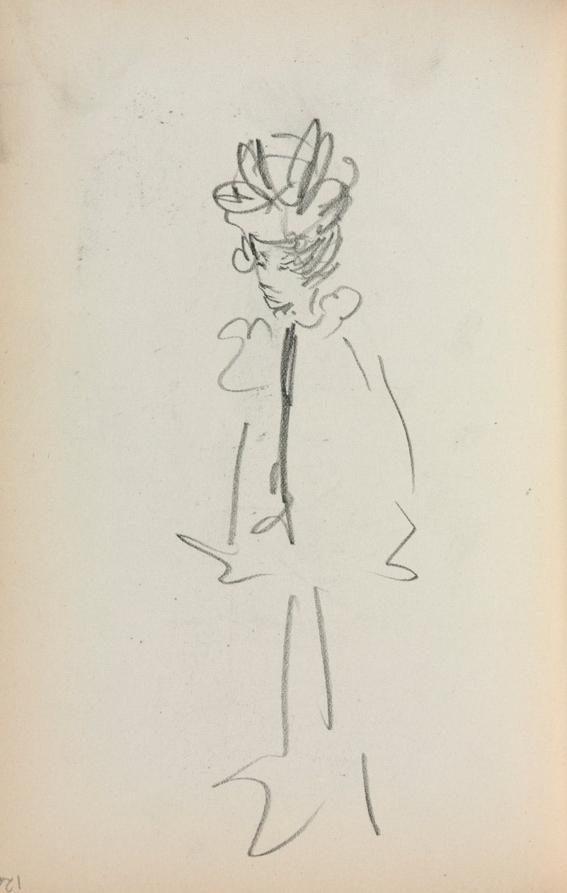 Olasz vázlatkönyv: (126. oldal) alkotó: Maurice Prendergast