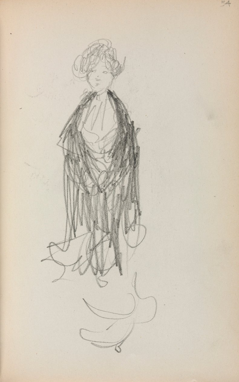 Olasz vázlatkönyv: (54. oldal) alkotó: Maurice Prendergast