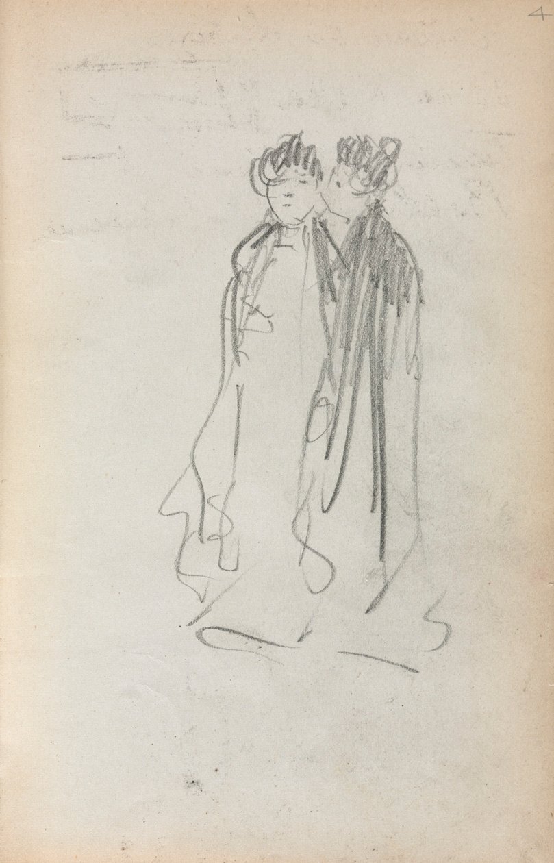 Olasz vázlatkönyv: (4. oldal) alkotó: Maurice Prendergast