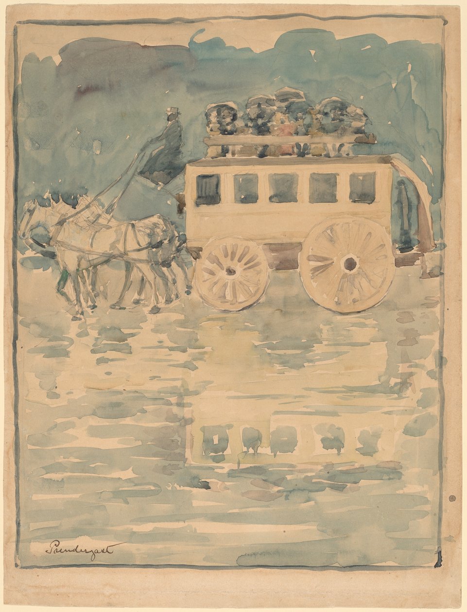 Párizsi Omnibusz alkotó: Maurice Brazil Prendergast