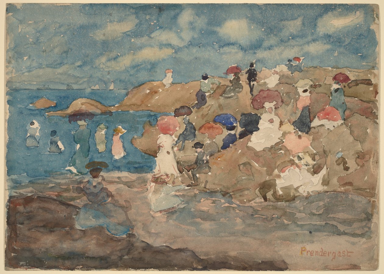 Revere Beach alkotó: Maurice Prendergast