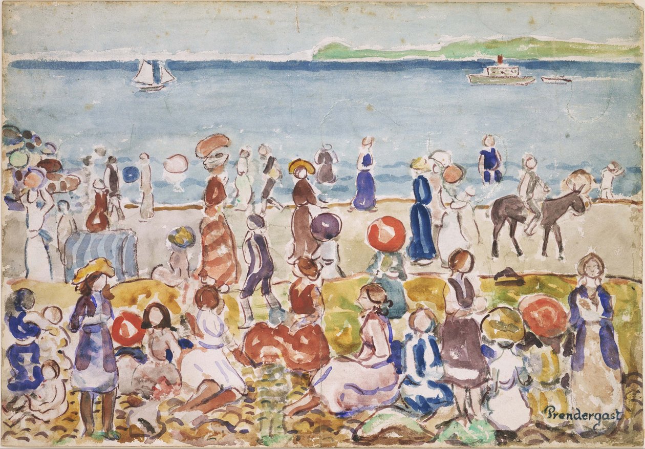 Revere Beach 2. számú alkotó: Maurice Prendergast