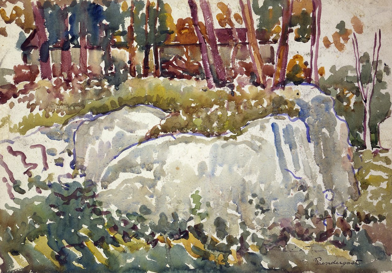 Sziklák, Maine alkotó: Maurice Prendergast