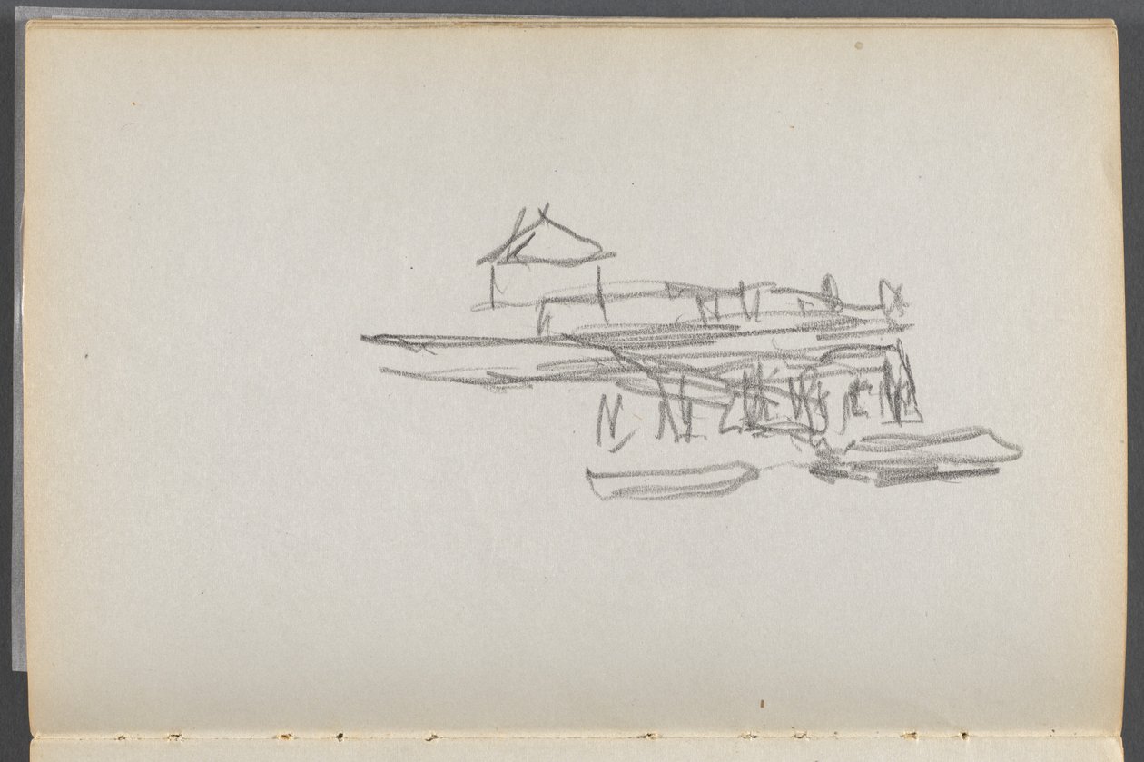 Sketchbook, The Dells, 127. szám, 060. oldal: Dokk alkotó: Maurice Prendergast