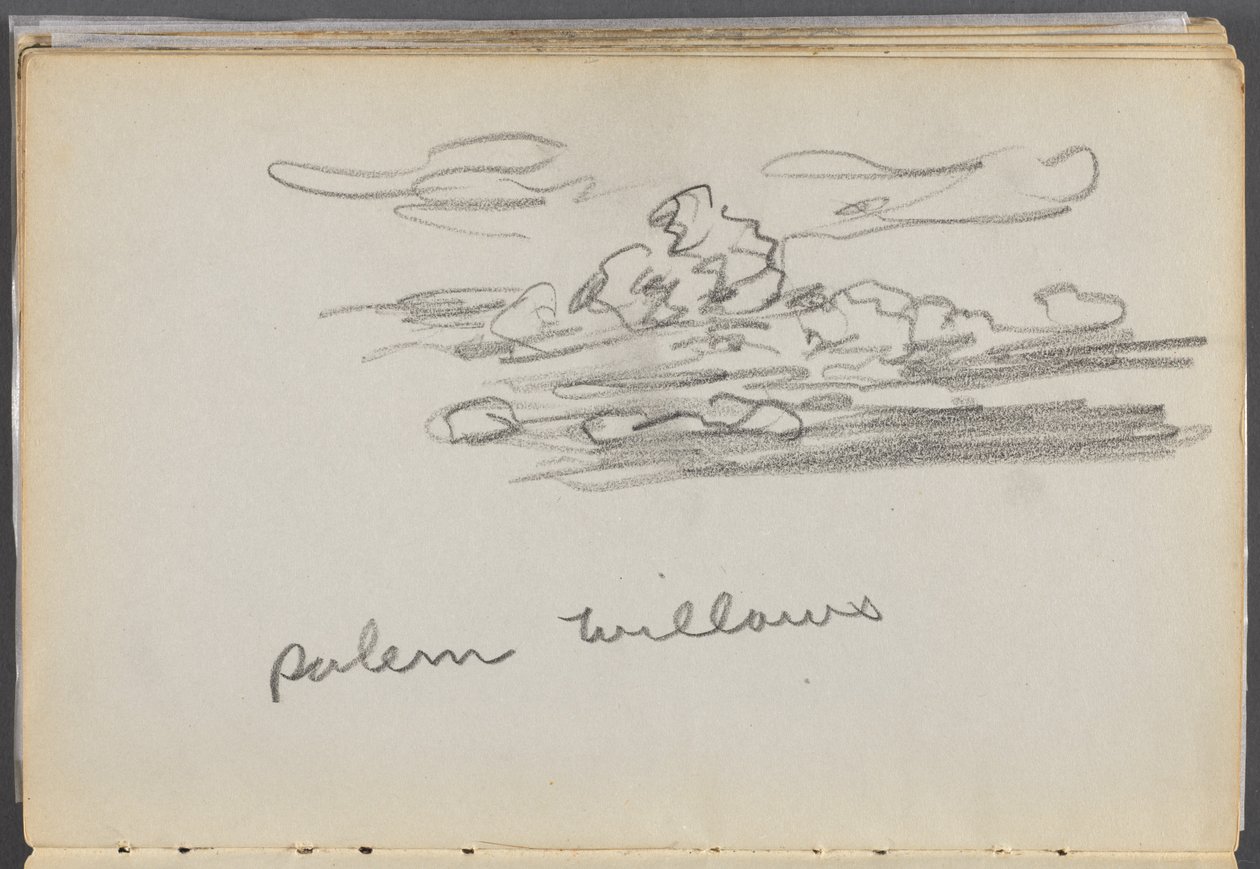 Vázlatfüzet, The Dells, 127. szám, 184. oldal: "Salem Willows" alkotó: Maurice Prendergast