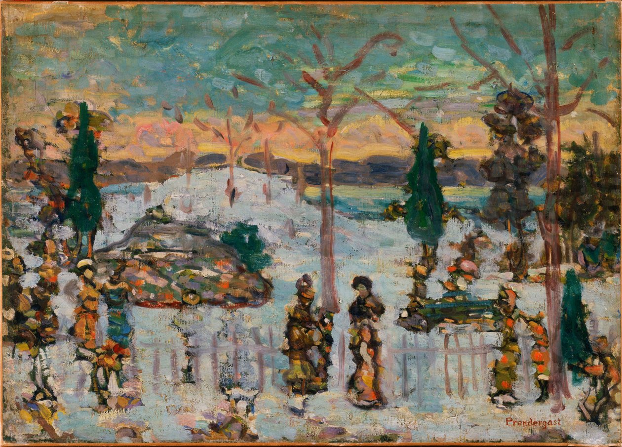 Hó áprilisban alkotó: Maurice Prendergast