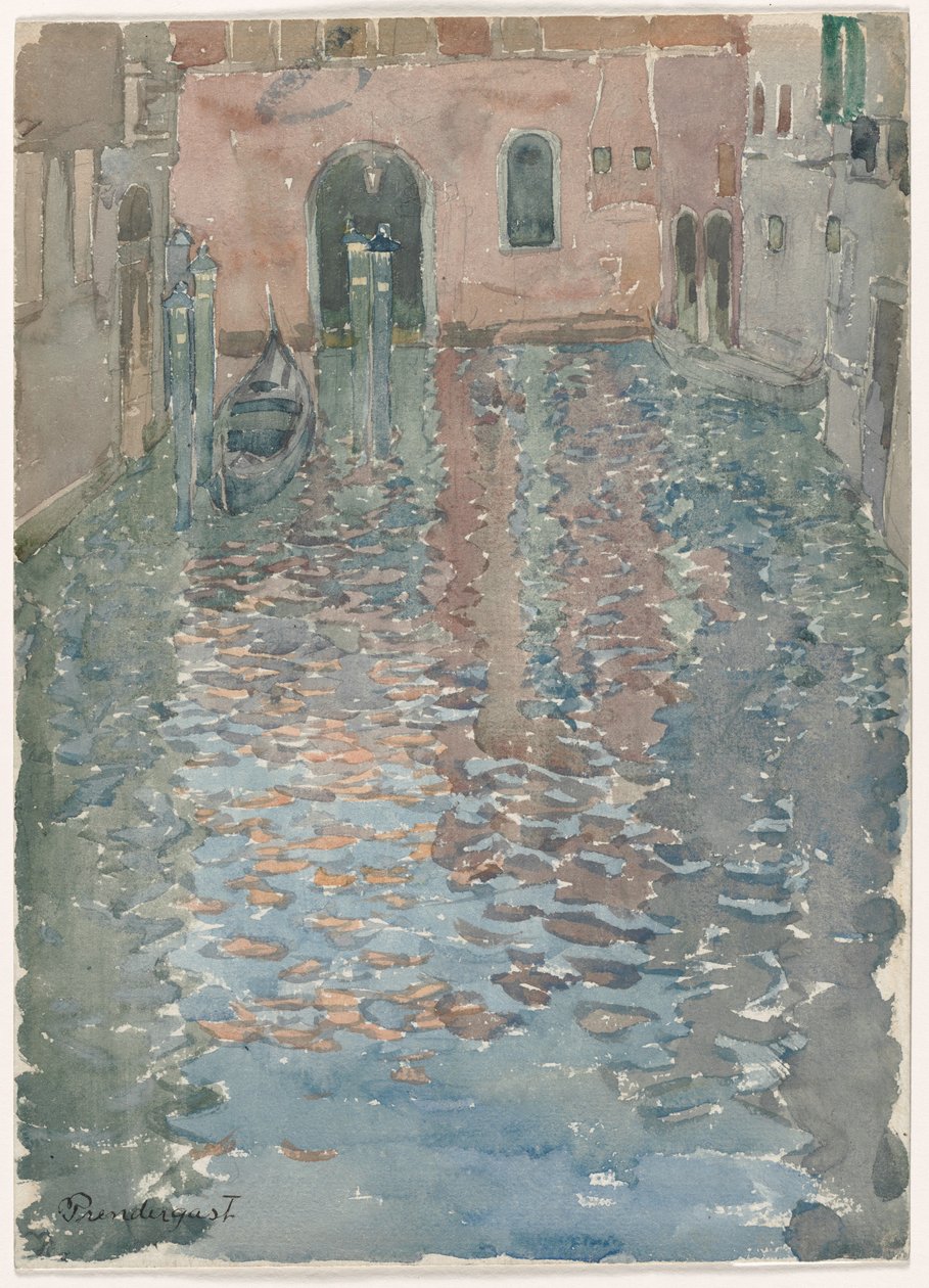 Velencei csatornák alkotó: Maurice Prendergast